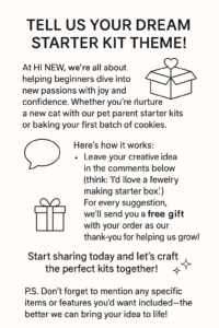 Tell Us Your Dream Starter Kit!