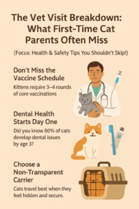 The Vet Visit Breakdown: What First-Time Cat Parents Often Miss